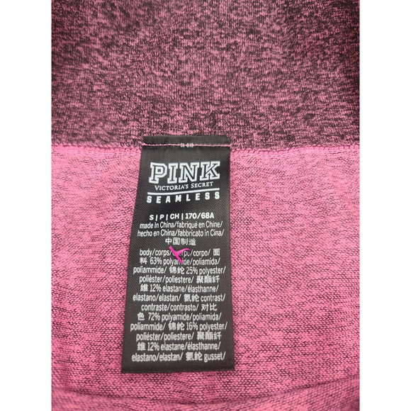 PINK Victoria's Secret seamless heathered pink leggings women's size small - Picture 4 of 4